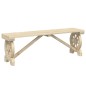 vidaXL Gartenbank 115 cm Massivholz Tanne vidaXL Gartenbank 115 cm Massivholz Tanne