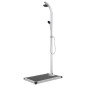 vidaXL Gartendusche mit Grauer Bodenplatte 220 cm Aluminium vidaXL Gartendusche mit Grauer Bodenplatte 220 cm Aluminium