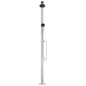 vidaXL Gartendusche mit Grauer Bodenplatte 220 cm Aluminium vidaXL Gartendusche mit Grauer Bodenplatte 220 cm Aluminium