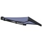 vidaXL Motorisierte Kassetten-Markise 350x250 cm Blau und Weiß vidaXL Motorisierte Kassetten-Markise 350x250 cm Blau und Weiß