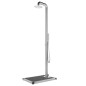 vidaXL Gartendusche mit Grauer Bodenplatte 230 cm Edelstahl vidaXL Gartendusche mit Grauer Bodenplatte 230 cm Edelstahl