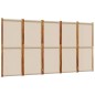 vidaXL 5-tlg. Paravent Taupe 350x180 cm vidaXL 5-tlg. Paravent Taupe 350x180 cm
