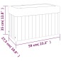 vidaXL Pflanzkübel 59x27,5x35 cm Massivholz Akazie vidaXL Pflanzkübel 59x27,5x35 cm Massivholz Akazie