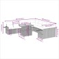 vidaXL 11-tlg. Garten-Sofagarnitur mit Kissen Schwarz Poly Rattan vidaXL 11-tlg. Garten-Sofagarnitur mit Kissen Schwarz Poly Rattan