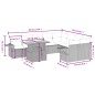 vidaXL 10-tlg. Garten-Sofagarnitur mit Kissen Schwarz Poly Rattan vidaXL 10-tlg. Garten-Sofagarnitur mit Kissen Schwarz Poly Rattan
