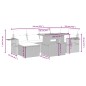 vidaXL 7-tlg. Garten-Sofagarnitur mit Kissen Schwarz Poly Rattan vidaXL 7-tlg. Garten-Sofagarnitur mit Kissen Schwarz Poly Rattan