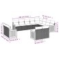 vidaXL 12-tlg. Garten-Sofagarnitur mit Kissen Beige Poly Rattan vidaXL 12-tlg. Garten-Sofagarnitur mit Kissen Beige Poly Rattan