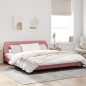 vidaXL Bettgestell mit Kopfteil ohne Matratze Rosa 180x200 cm Samt vidaXL Bettgestell mit Kopfteil ohne Matratze Rosa 180x200 cm Samt