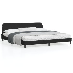 vidaXL Bettgestell ohne Matratze Schwarz 200x200 cm Samt