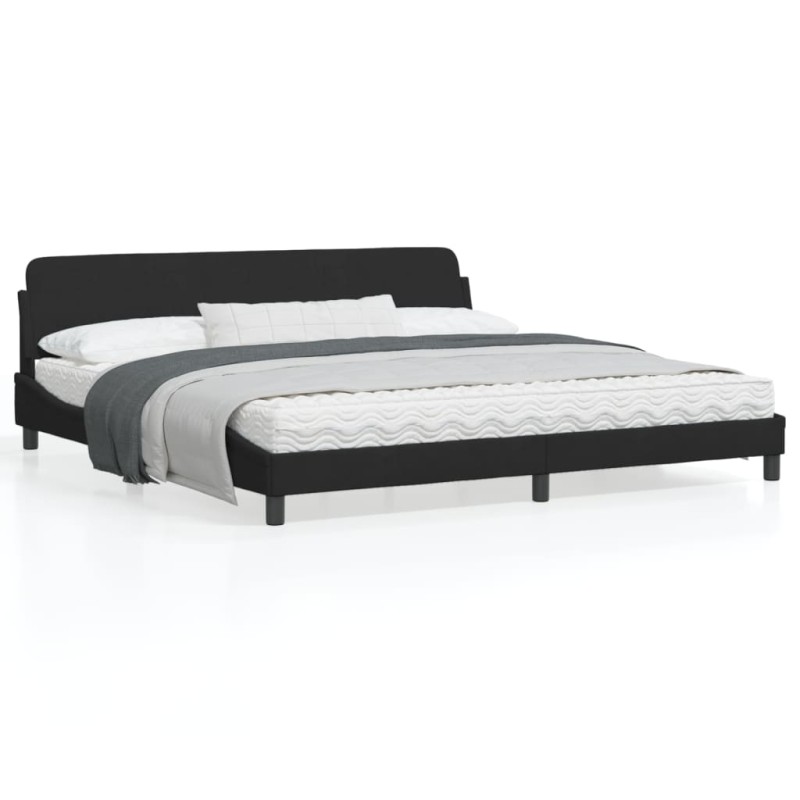 vidaXL Bettgestell ohne Matratze Schwarz 200x200 cm Samt vidaXL Bettgestell ohne Matratze Schwarz 200x200 cm Samt