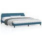 vidaXL Bettgestell mit Kopfteil Blau 200x200 cm Samt vidaXL Bettgestell mit Kopfteil Blau 200x200 cm Samt