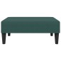 vidaXL Fußhocker Dunkelgrün 77x55x31 cm Samt vidaXL Fußhocker Dunkelgrün 77x55x31 cm Samt
