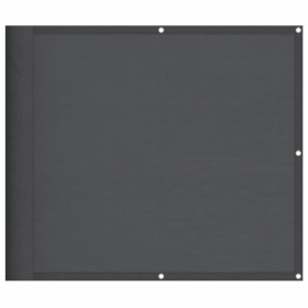 vidaXL Balkon-Sichtschutz Anthrazit 90x1000 cm 100 % Polyester-Oxford