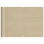 vidaXL Balkon-Sichtschutz Beige 75x800 cm 100 % Polyester-Oxford vidaXL Balkon-Sichtschutz Beige 75x800 cm 100 % Polyester-Oxford