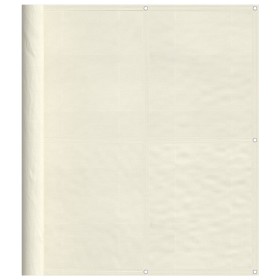 vidaXL Balkon-Sichtschutz Creme 120x1000 cm 100 % Polyester-Oxford