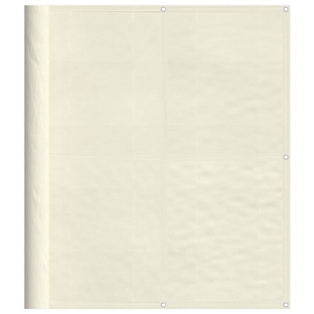 vidaXL Balkon-Sichtschutz Creme 120x1000 cm 100 % Polyester-Oxford