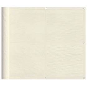 vidaXL Balkon-Sichtschutz Creme 90x700 cm 100 % Polyester-Oxford