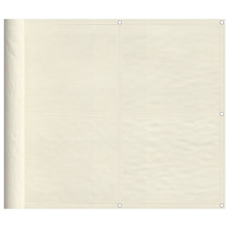 vidaXL Balkon-Sichtschutz Creme 90x700 cm 100 % Polyester-Oxford
