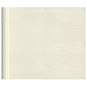 vidaXL Balkon-Sichtschutz Creme 90x1000 cm 100 % Polyester-Oxford