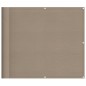 vidaXL Balkon-Sichtschutz Taupe 90x700 cm 100 % Polyester-Oxford vidaXL Balkon-Sichtschutz Taupe 90x700 cm 100 % Polyester-Oxford