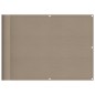 vidaXL Balkon-Sichtschutz Taupe 75x1000 cm 100 % Polyester-Oxford vidaXL Balkon-Sichtschutz Taupe 75x1000 cm 100 % Polyester-Oxford