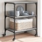 vidaXL Küchenwagen Grau Sonoma 60x41x76 cm Holzwerkstoff vidaXL Küchenwagen Grau Sonoma 60x41x76 cm Holzwerkstoff
