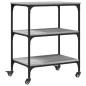 vidaXL Küchenwagen Grau Sonoma 60x41x76 cm Holzwerkstoff vidaXL Küchenwagen Grau Sonoma 60x41x76 cm Holzwerkstoff