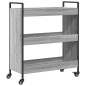 vidaXL Küchenwagen Grau Sonoma 70x30x82 cm Holzwerkstoff vidaXL Küchenwagen Grau Sonoma 70x30x82 cm Holzwerkstoff
