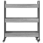 vidaXL Küchenwagen Grau Sonoma 70x30x82 cm Holzwerkstoff vidaXL Küchenwagen Grau Sonoma 70x30x82 cm Holzwerkstoff