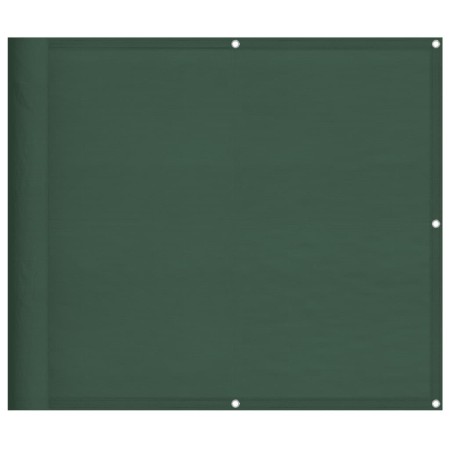 vidaXL Balkon-Sichtschutz Dunkelgrün 90x700 cm 100 % Polyester-Oxford