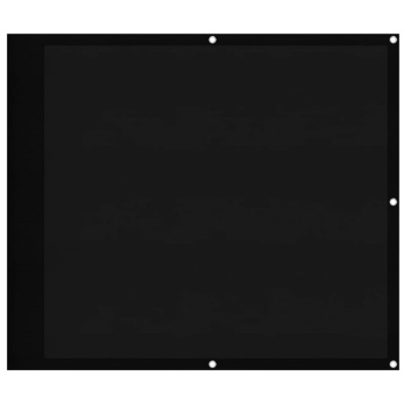 vidaXL Balkon-Sichtschutz Schwarz 90x1000 cm 100 % Polyester-Oxford
