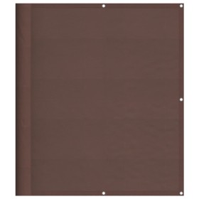 vidaXL Balkon-Sichtschutz Braun 120x1000 cm 100 % Polyester-Oxford