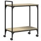 vidaXL Küchenwagen Sonoma-Eiche 60,5x31x72,5 cm Holzwerkstoff vidaXL Küchenwagen Sonoma-Eiche 60,5x31x72,5 cm Holzwerkstoff