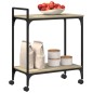 vidaXL Küchenwagen Sonoma-Eiche 60,5x31x72,5 cm Holzwerkstoff vidaXL Küchenwagen Sonoma-Eiche 60,5x31x72,5 cm Holzwerkstoff