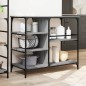vidaXL Küchenwagen Grau Sonoma 100x45x89,5 cm Holzwerkstoff