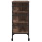 vidaXL Küchenwagen Braun Eichen-Optik 87,5x38,5x84,5 cm Holzwerkstoff vidaXL Küchenwagen Braun Eichen-Optik 87,5x38,5x84,5 cm Holzwerkstoff