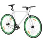 vidaXL Fahrrad mit Festem Gang Weiß und Grün 700c 51 cm vidaXL Fahrrad mit Festem Gang Weiß und Grün 700c 51 cm