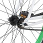 vidaXL Fahrrad mit Festem Gang Weiß und Grün 700c 51 cm vidaXL Fahrrad mit Festem Gang Weiß und Grün 700c 51 cm