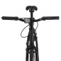 vidaXL Fahrrad mit Festem Gang Schwarz und Orange 700c 51 cm vidaXL Fahrrad mit Festem Gang Schwarz und Orange 700c 51 cm