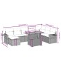 vidaXL 9-tlg. Garten-Sofagarnitur mit Kissen Schwarz Poly Rattan vidaXL 9-tlg. Garten-Sofagarnitur mit Kissen Schwarz Poly Rattan