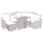 vidaXL 8-tlg. Garten-Sofagarnitur mit Kissen Schwarz Poly Rattan vidaXL 8-tlg. Garten-Sofagarnitur mit Kissen Schwarz Poly Rattan