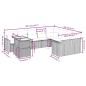 vidaXL 10-tlg. Garten-Sofagarnitur mit Kissen Schwarz Poly Rattan vidaXL 10-tlg. Garten-Sofagarnitur mit Kissen Schwarz Poly Rattan