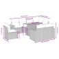 vidaXL 9-tlg. Garten-Sofagarnitur mit Kissen Schwarz Poly Rattan vidaXL 9-tlg. Garten-Sofagarnitur mit Kissen Schwarz Poly Rattan