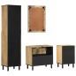 vidaXL 4-tlg. Badmöbel-Set Massivholz Mango vidaXL 4-tlg. Badmöbel-Set Massivholz Mango