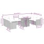 vidaXL 11-tlg. Garten-Sofagarnitur mit Kissen Schwarz Poly Rattan vidaXL 11-tlg. Garten-Sofagarnitur mit Kissen Schwarz Poly Rattan