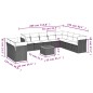 vidaXL 11-tlg. Garten-Sofagarnitur mit Kissen Beige Poly Rattan vidaXL 11-tlg. Garten-Sofagarnitur mit Kissen Beige Poly Rattan