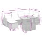 vidaXL 6-tlg. Garten-Sofagarnitur mit Kissen Schwarz Poly Rattan vidaXL 6-tlg. Garten-Sofagarnitur mit Kissen Schwarz Poly Rattan