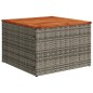 vidaXL 8-tlg. Garten-Sofagarnitur mit Kissen Grau Poly Rattan vidaXL 8-tlg. Garten-Sofagarnitur mit Kissen Grau Poly Rattan