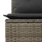 vidaXL 8-tlg. Garten-Sofagarnitur mit Kissen Grau Poly Rattan vidaXL 8-tlg. Garten-Sofagarnitur mit Kissen Grau Poly Rattan