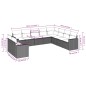 vidaXL 10-tlg. Garten-Sofagarnitur mit Kissen Schwarz Poly Rattan vidaXL 10-tlg. Garten-Sofagarnitur mit Kissen Schwarz Poly Rattan